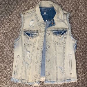 Miss Me denim vest